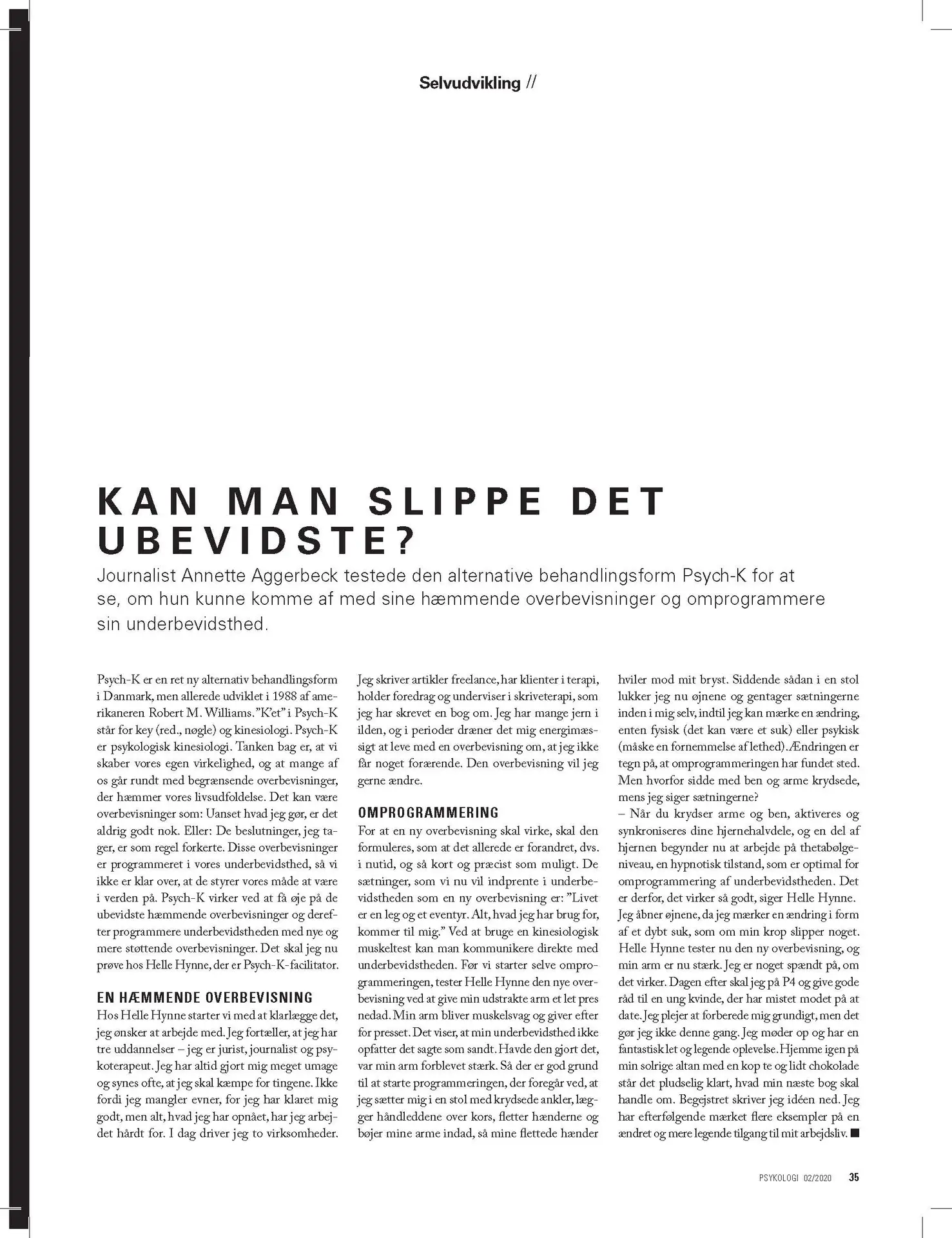 Magasinet Psykologi - artikel - side4